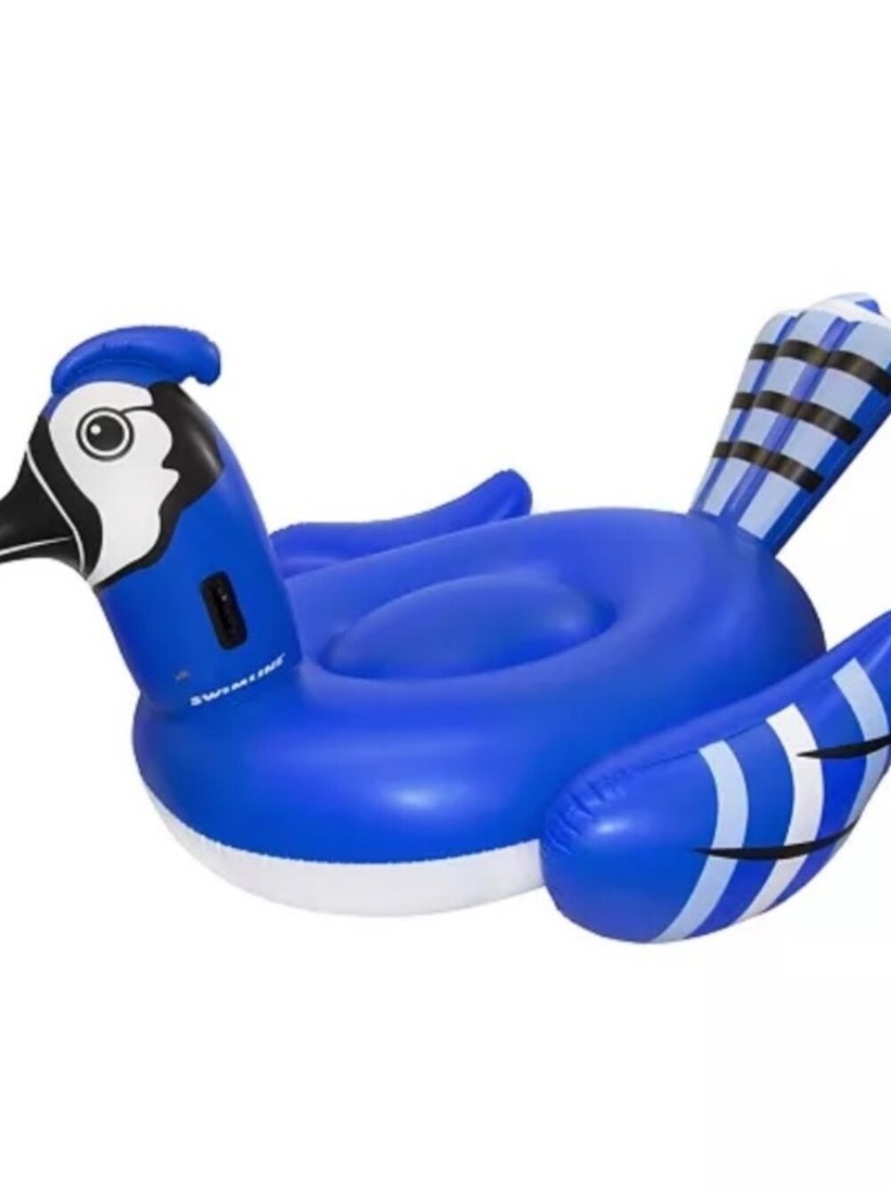 Swimline Giant Inflatable Blue Jay Ride-On Pool Float 91" Durable Vinyl